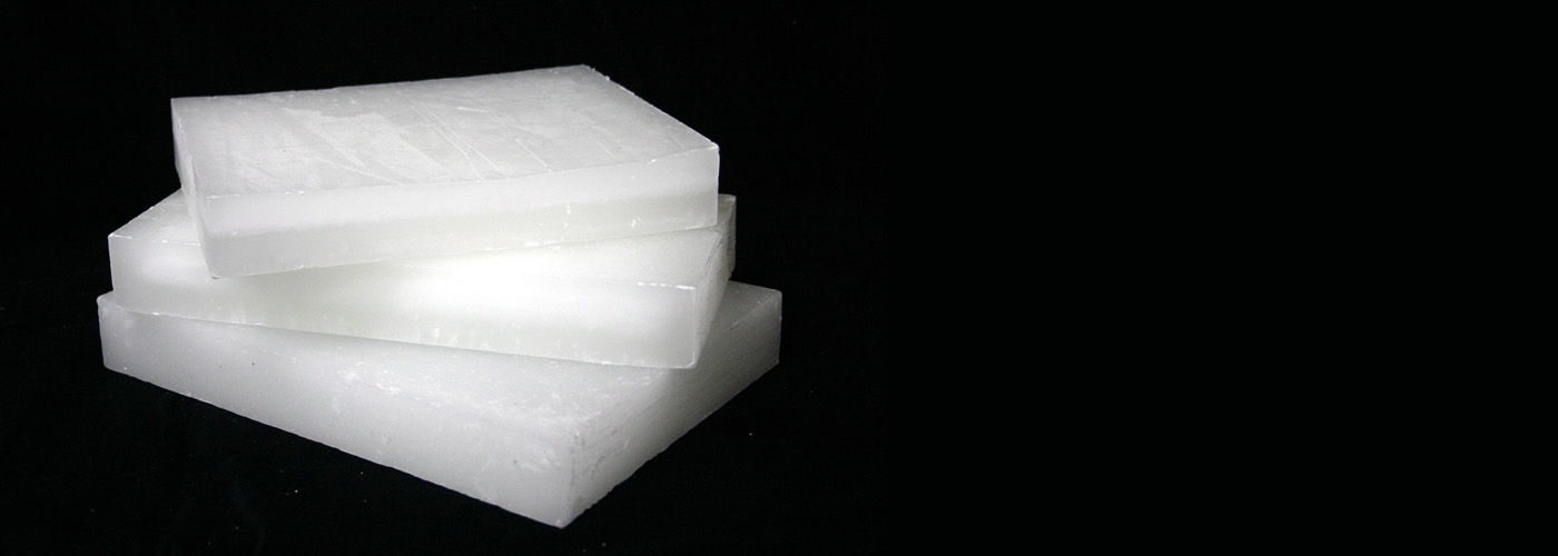 Bulk paraffin wax from this slider